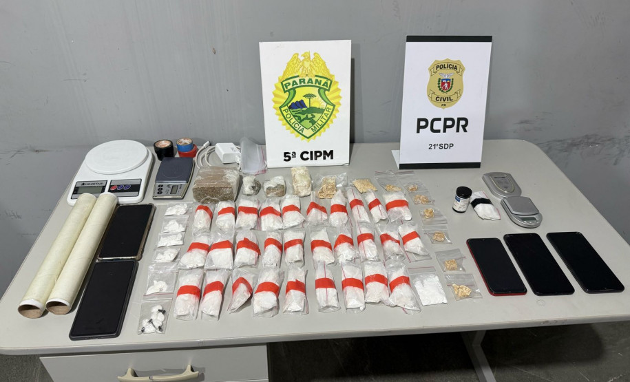 PCPR e PMPR prende duas pessoas por tráfico de drogas durante operação em Cianorte