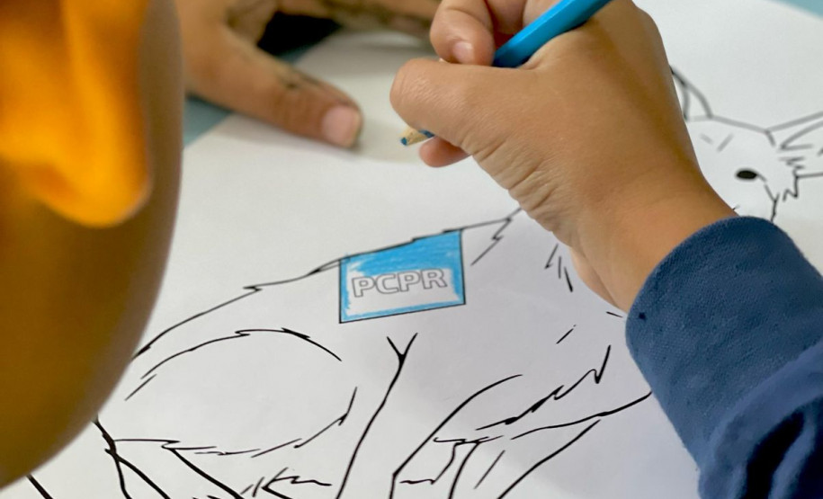 PCPR realiza palestra para conscientizar crianças ao maus tratos aos animais em Campina da Lagoa