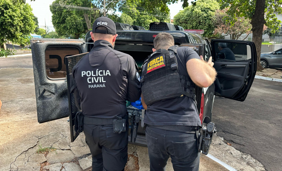 PCPR e Força Nacional incineram aproximadamente meia tonelada de entorpecentes em Cruzeiro do Oeste