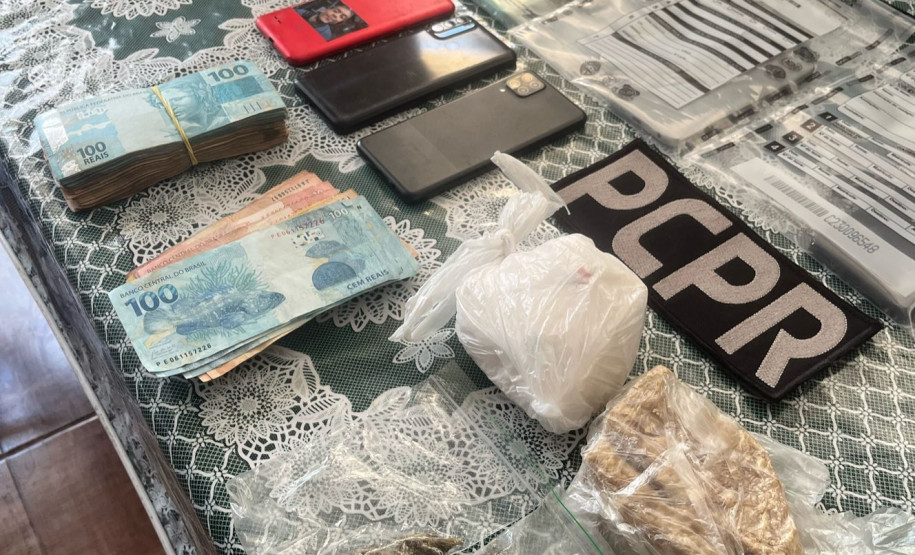 PCPR prende casal em flagrante por tráfico de drogas e receptação em Francisco Beltrão