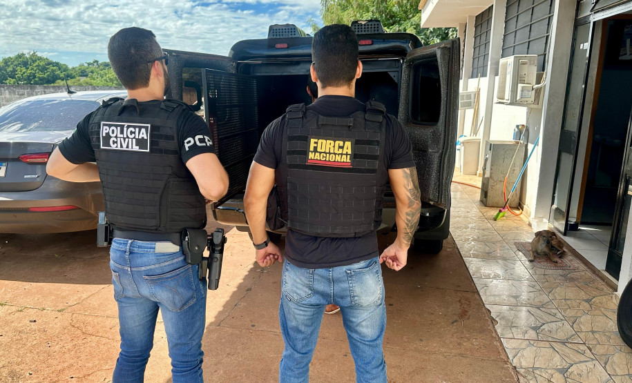 PCPR e Força Nacional prendem homem suspeito de dupla tentativa de homicídio em Cruzeiro do Oeste