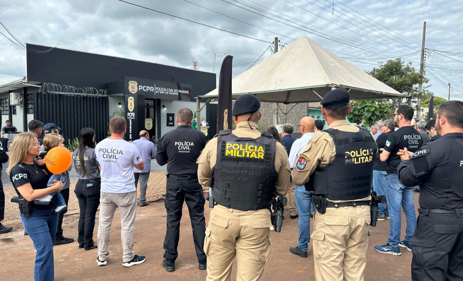 Novos espaços: após reforma, PCPR reinaugura Delegacia de Peabiru