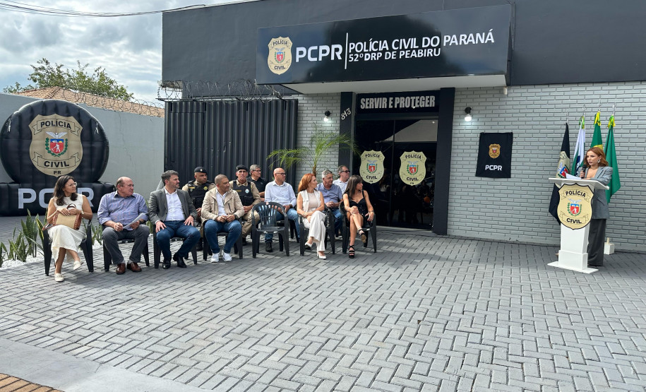 Novos espaços: após reforma, PCPR reinaugura Delegacia de Peabiru