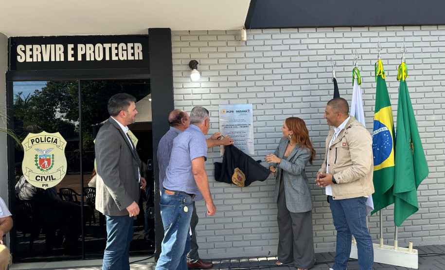 Novos espaços: após reforma, PCPR reinaugura Delegacia de Peabiru