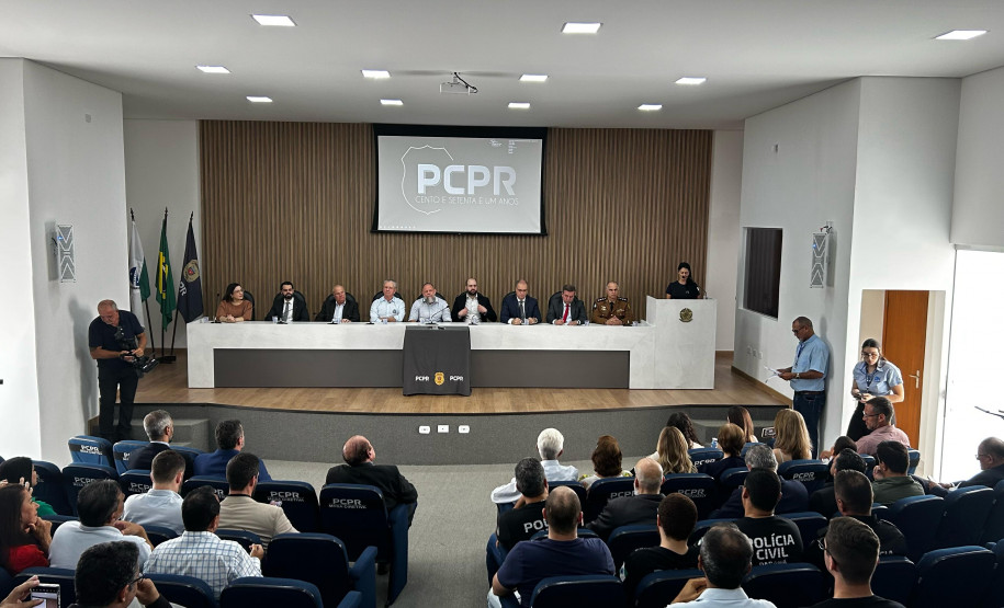 PCPR realiza evento de posse de novo delegado da 8ª Subdivisão Policial de Paranavaí