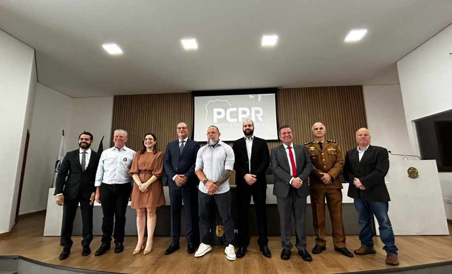 PCPR realiza evento de posse de novo delegado da 8ª Subdivisão Policial de Paranavaí