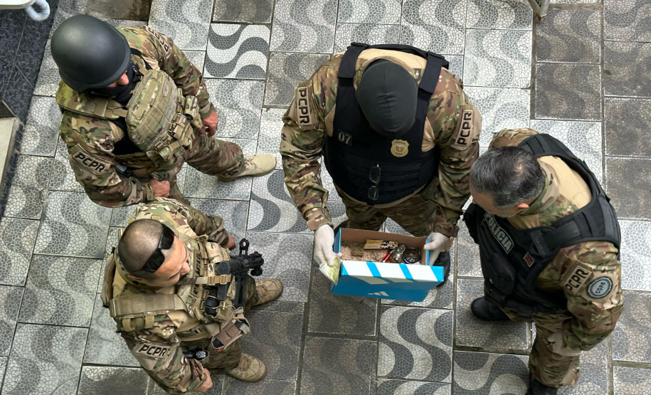 PCPR apreende mais de seis quilos de drogas em hotéis usados pelo tráfico no centro de Curitiba