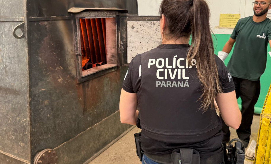 PCPR incinera mais de 1,3 mil quilos de drogas em Piraquara