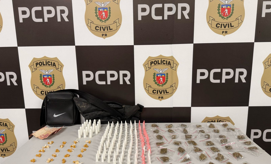 PCPR prende homem em flagrante por tráfico de drogas em Campo Magro