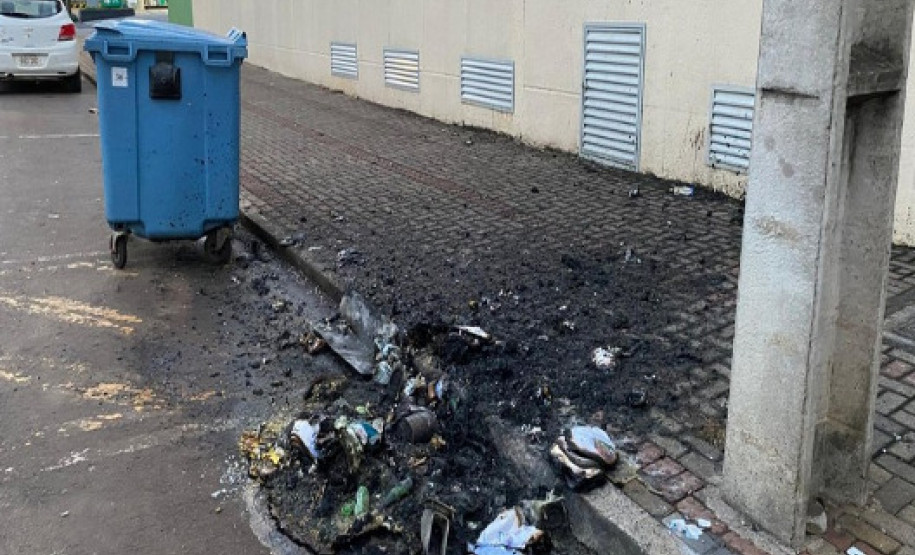 Polícia Civil identifica e indicia homem por incendiar lixeiras no centro de Francisco Beltrão