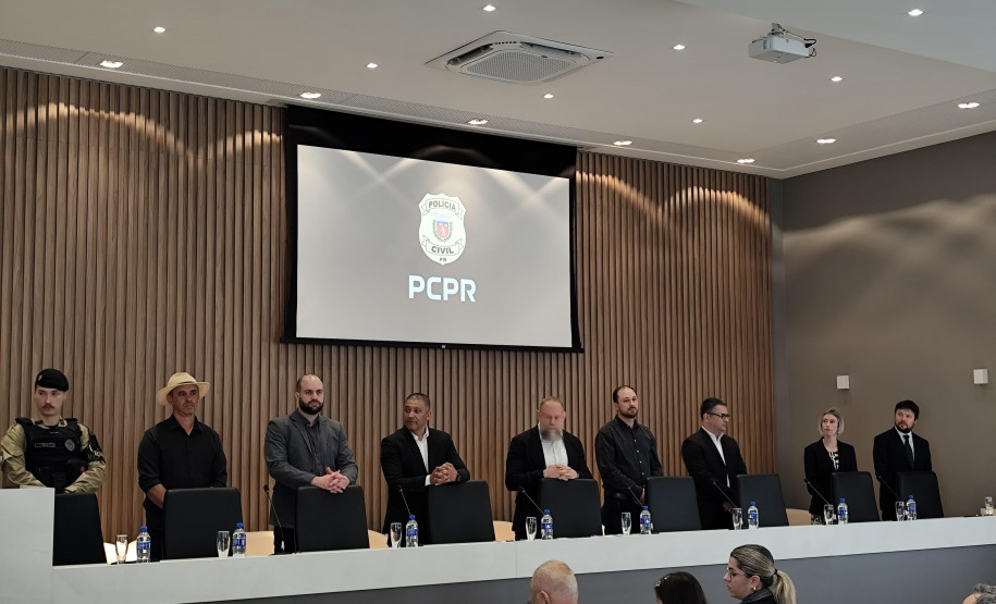 PCPR realiza evento de posse de novo delegado-chefe da 2ª Subdivisão de Laranjeiras do Sul
