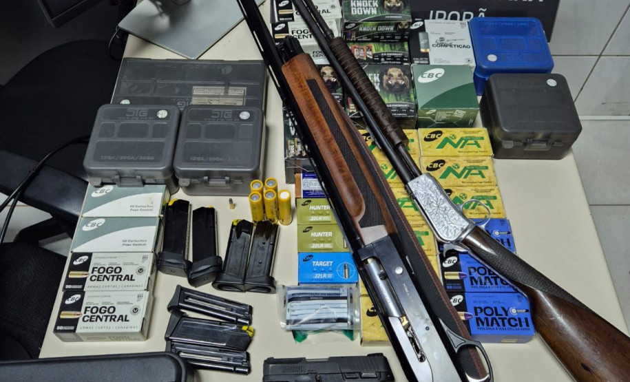 PCPR cumpre mandado de busca e apreende armas e munições em Iporã