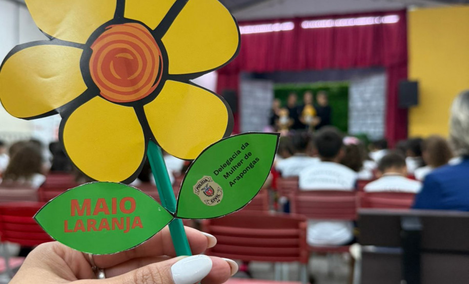 PCPR participa de ação voltada à conscientização e prevenção da violência sexual contra crianças e adolescentes em Arapongas