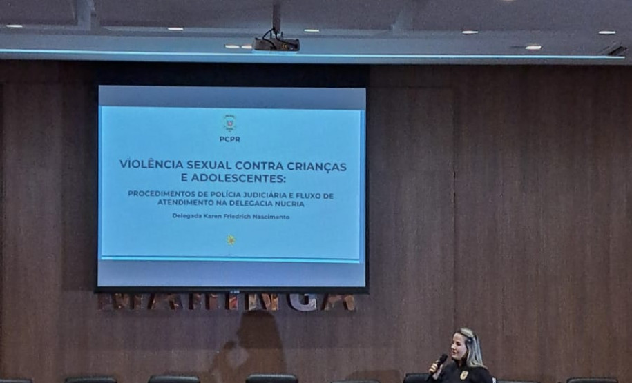 PCPR realiza palestra sobre violência sexual contra crianças e adolescentes em Maringá