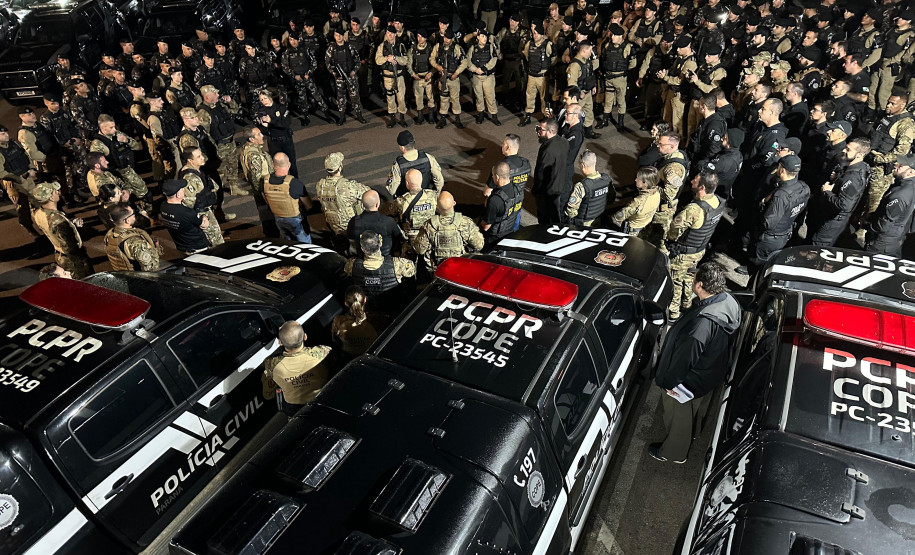 PCPR participa de operação nacional em combate ao crime organizado em diversas regiões do País