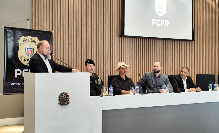 PCPR realiza evento de posse de novo delegado-chefe da 2ª Subdivisão de Laranjeiras do Sul