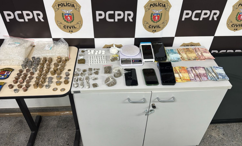 PCPR e PMPR prendem três pessoas por tráfico de drogas na divisa entre Curitiba e Almirante Tamandaré