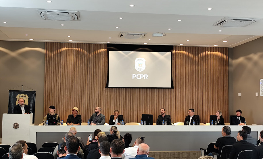 PCPR realiza evento de posse de novo delegado-chefe da 2ª Subdivisão de Laranjeiras do Sul