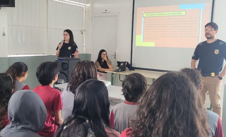 PCPR realiza palestras sobre prevenção à violência sexual para adolescentes em Araucária