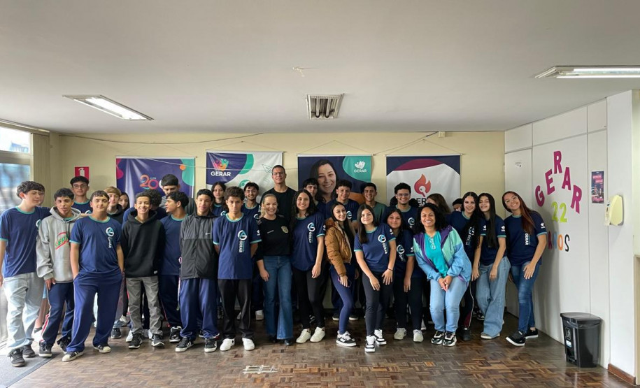 PCPR realiza palestra em alusão ao Maio Laranja em Ponta Grossa