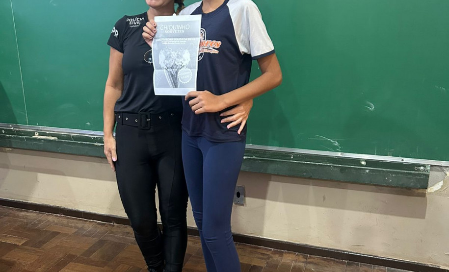 PCPR participa de premiação em Colégio Estadual de Rolândia