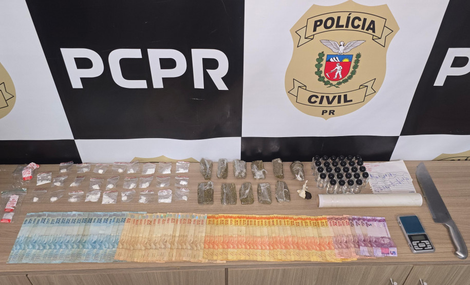 PCPR prende homem em flagrante por tráfico de drogas em Ortigueira