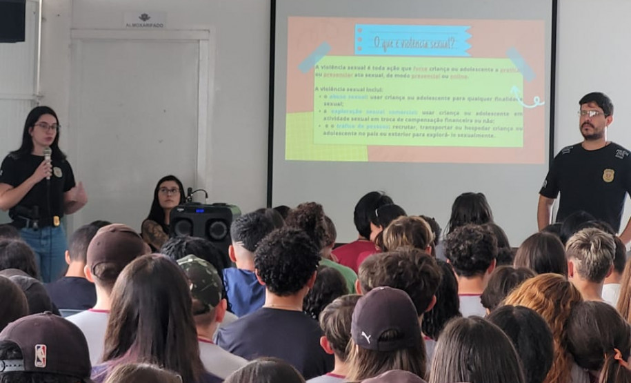 PCPR realiza palestras sobre prevenção à violência sexual para adolescentes em Araucária