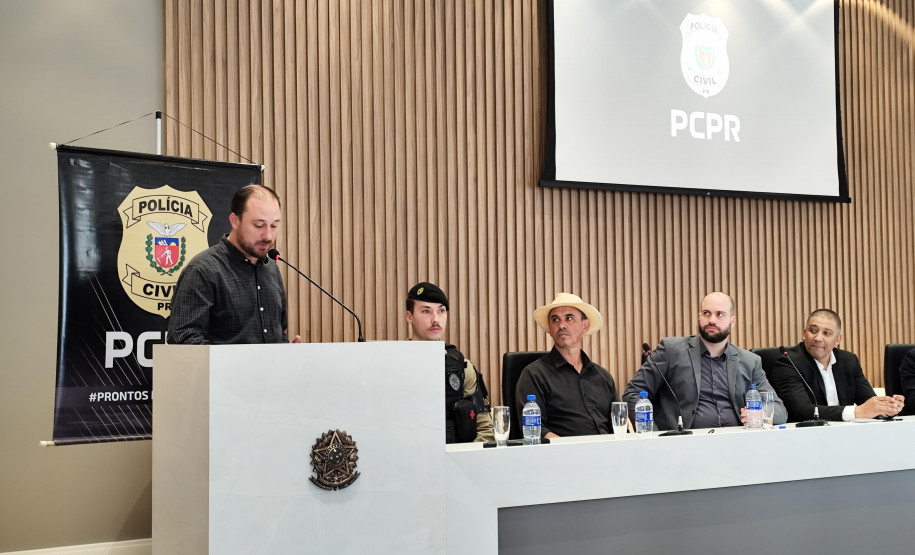 PCPR realiza evento de posse de novo delegado-chefe da 2ª Subdivisão de Laranjeiras do Sul
