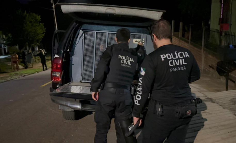 PCPR prende cinco pessoas em operação contra crimes violentos em Clevelândia