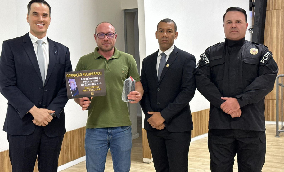 PCPR reúne vítimas para evento de devolução de celulares recuperados em Cascavel