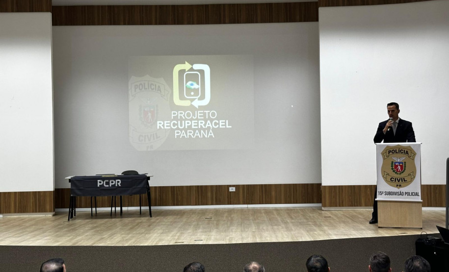 Em iniciativa inédita, PCPR devolve 160 celulares recuperados em Cascavel