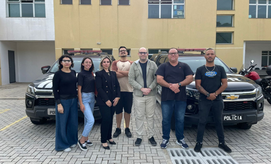 PCPR recebe estudantes de Direito para visita técnica à delegacia de Araucária