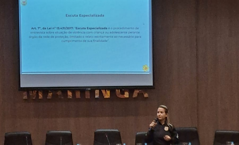 PCPR realiza palestra sobre violência sexual contra crianças e adolescentes em Maringá