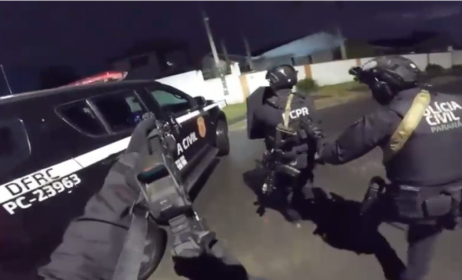 PCPR prende 11 pessoas investigadas por esquema criminoso para o roubo de cargas