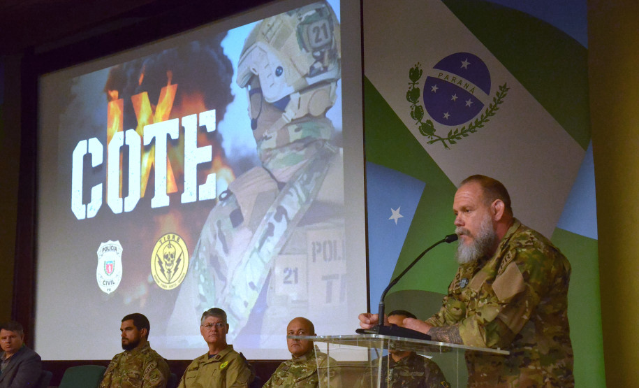 PCPR realiza abertura do IX Curso de Operações Táticas Especiais