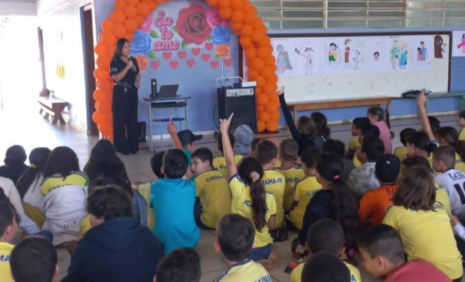 PCPR realiza palestra sobre prevenção da violência e proteção infantil em Icaraíma