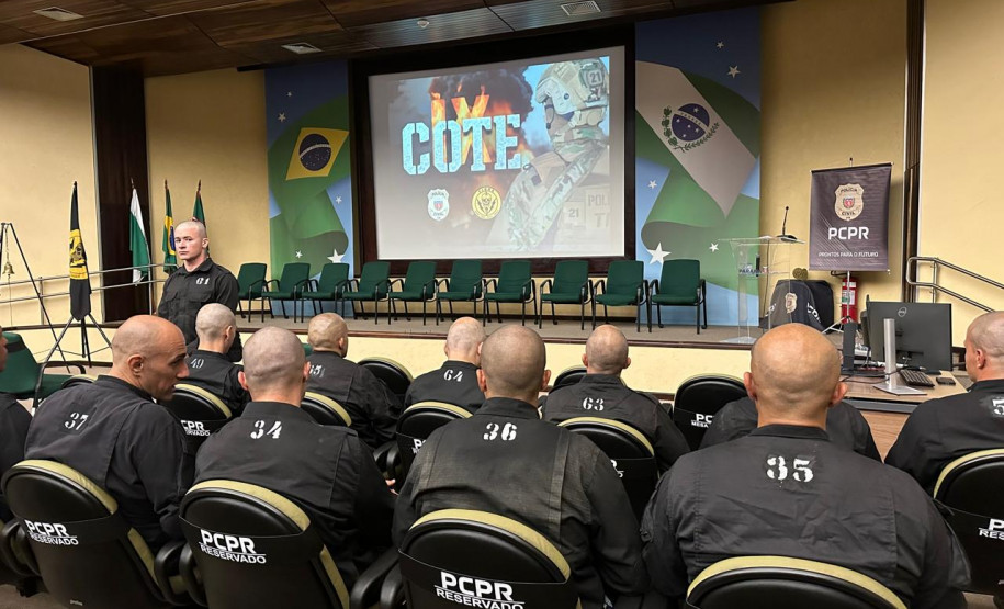 PCPR realiza abertura do IX Curso de Operações Táticas Especiais