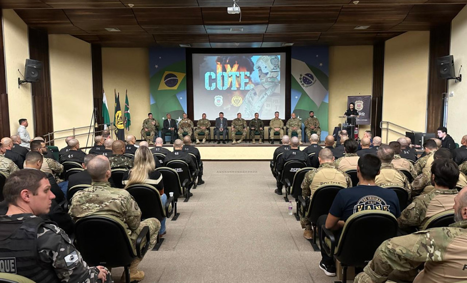 PCPR realiza abertura do IX Curso de Operações Táticas Especiais