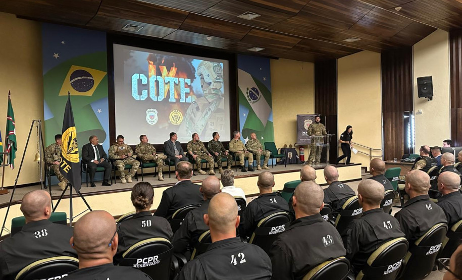 PCPR realiza abertura do IX Curso de Operações Táticas Especiais