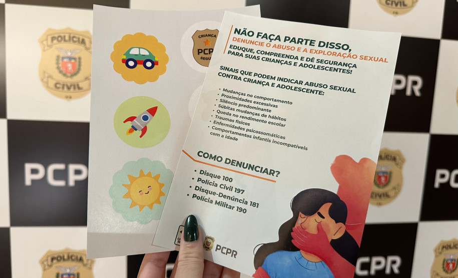 PCPR prende 180 pessoas em operação nacional de combate à violência contra crianças e adolescentes