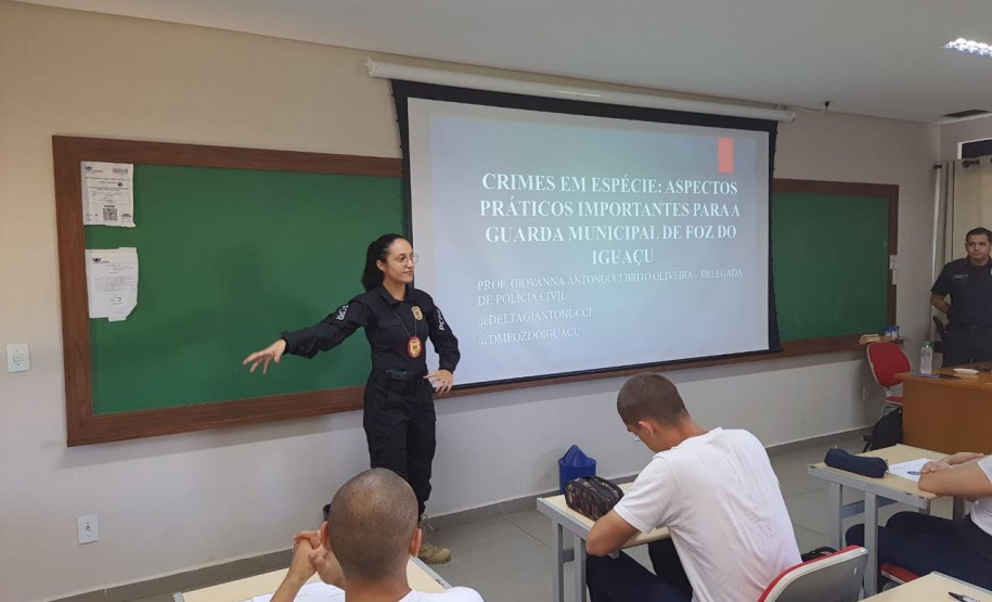 PCPR participa de curso de formação de Guardas Municipais em Foz do Iguaçu