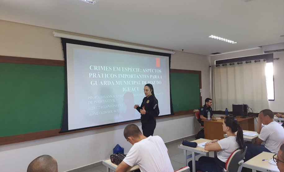 PCPR participa de curso de formação de Guardas Municipais em Foz do Iguaçu