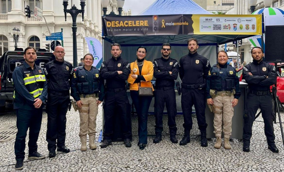 PCPR reforça orientações sobre trânsito seguro em mais de 15 ações no Maio Amarelo