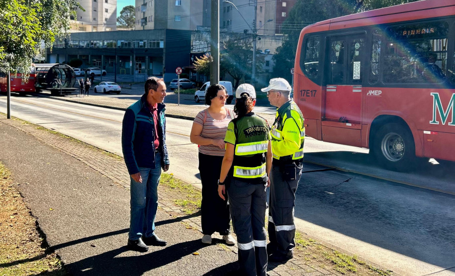 PCPR participa de blitz educativa em alusão ao Maio Amarelo na Capital