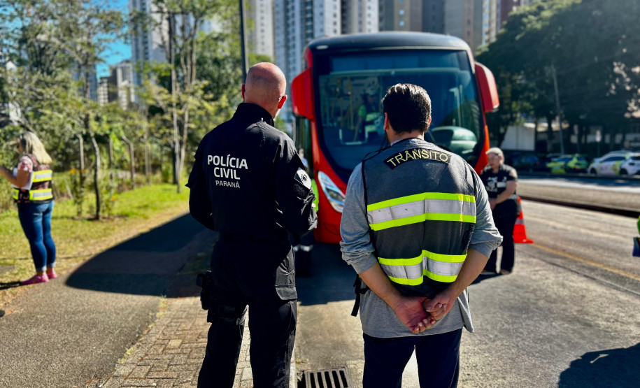 PCPR participa de blitz educativa em alusão ao Maio Amarelo na Capital