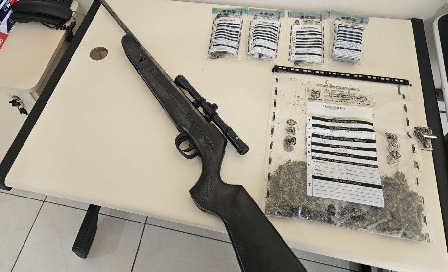 PCPR, PMPR e GM prendem três em ação contra organização ligada ao tráfico de drogas em Telêmaco Borba