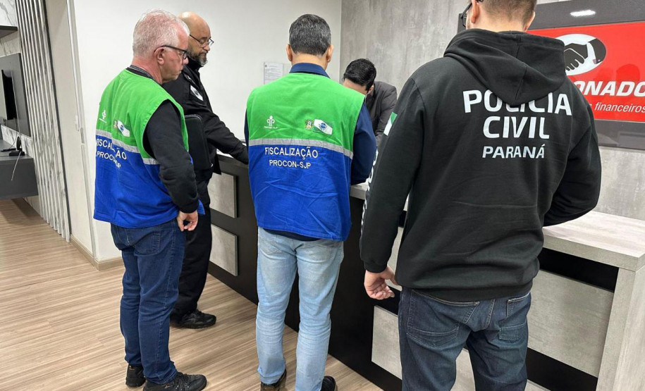 PCPR fecha empresa de negociação de dívidas por crime contra o consumidor e estelionato