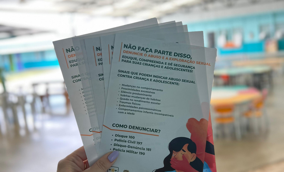 PCPR dá palestra sobre o maio laranja em escola em União da Vitória