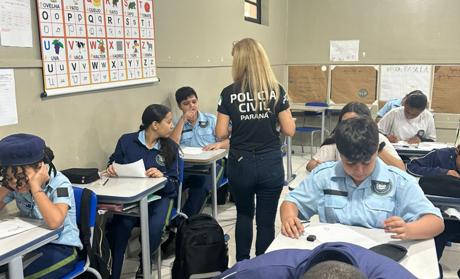 PCPR realiza palestra de combate ao bullying no âmbito escolar em Rolândia