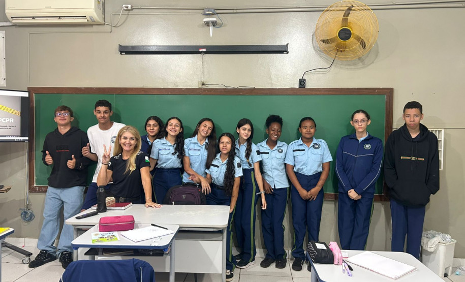 PCPR realiza palestra de combate ao bullying no âmbito escolar em Rolândia